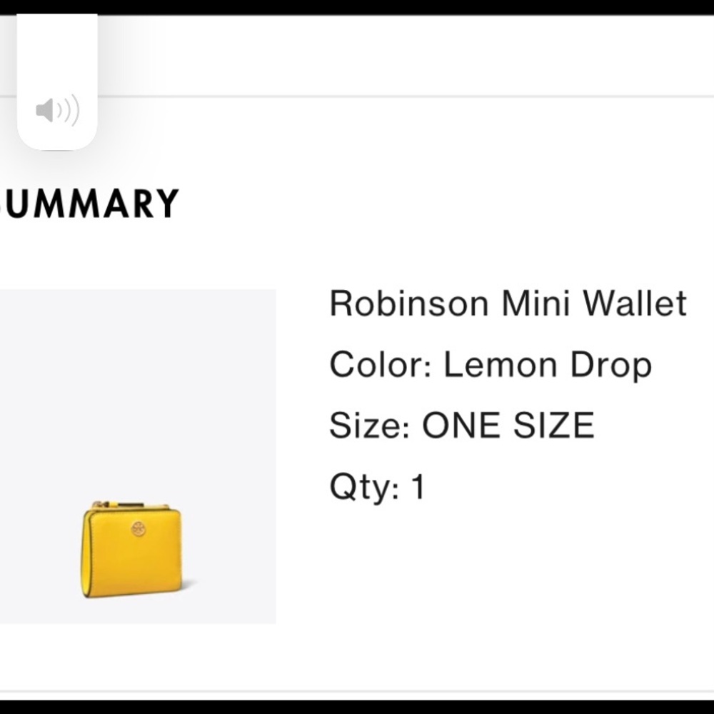 Tory Burch Robinson mini wallet